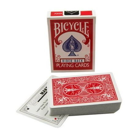 - Pro Brand Bridge Size Svengali Deck - Easy Magic Card Tricks - Red or Blue
