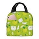 thumbnail image 1 of Easygdp Green Apple Bolsa Térmica Premium - Tela Oxford Impermeable, Gran Capacidad, Bolsillo Frontal, Unisex para Trabajo, Escuela, Actividades al Aire Libre y Picnics, 1 of 8