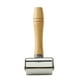 thumbnail image 1 of Rullo di laminazione per colla artigianale in pelle con manico in legno Strumento per piegare le mani fai-da-te, 1 of 7