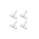 thumbnail image 1 of Cerradura de manija de seguridad JAMW 4 piezas Blanco 8.3*7.3*6 cm, 1 of 5