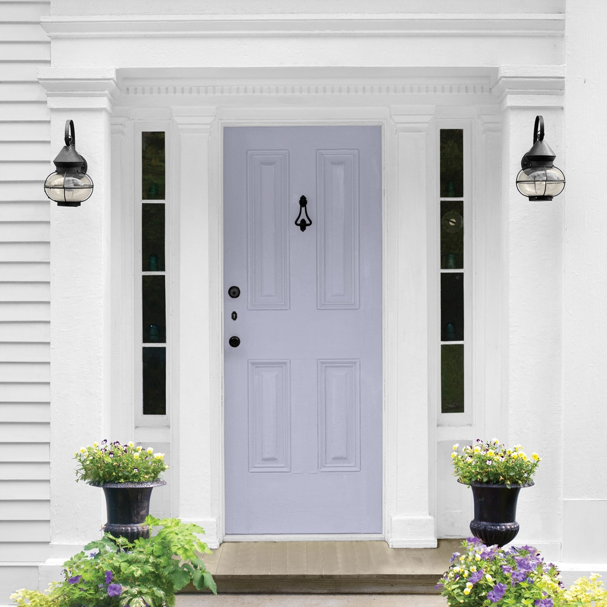 Glidden One Coat Cosmic / Purple Semi-Gloss Exterior Paint with Primer, 1 Gallon