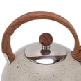 thumbnail image 4 of Stainless Steel Whistling Kettle, 2.5L Capacity, for Boiling Water, Beige, 4 of 4