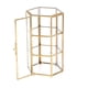 thumbnail image 5 of Caja de joyería de cristal con forma hexagonal de 3 niveles, , decoración del jardín, caja de plantas suculentas, regalos para boda, 4,33 x 3,94 x 7 Cobre Gloria Candelero geométrico 3D, 5 of 8