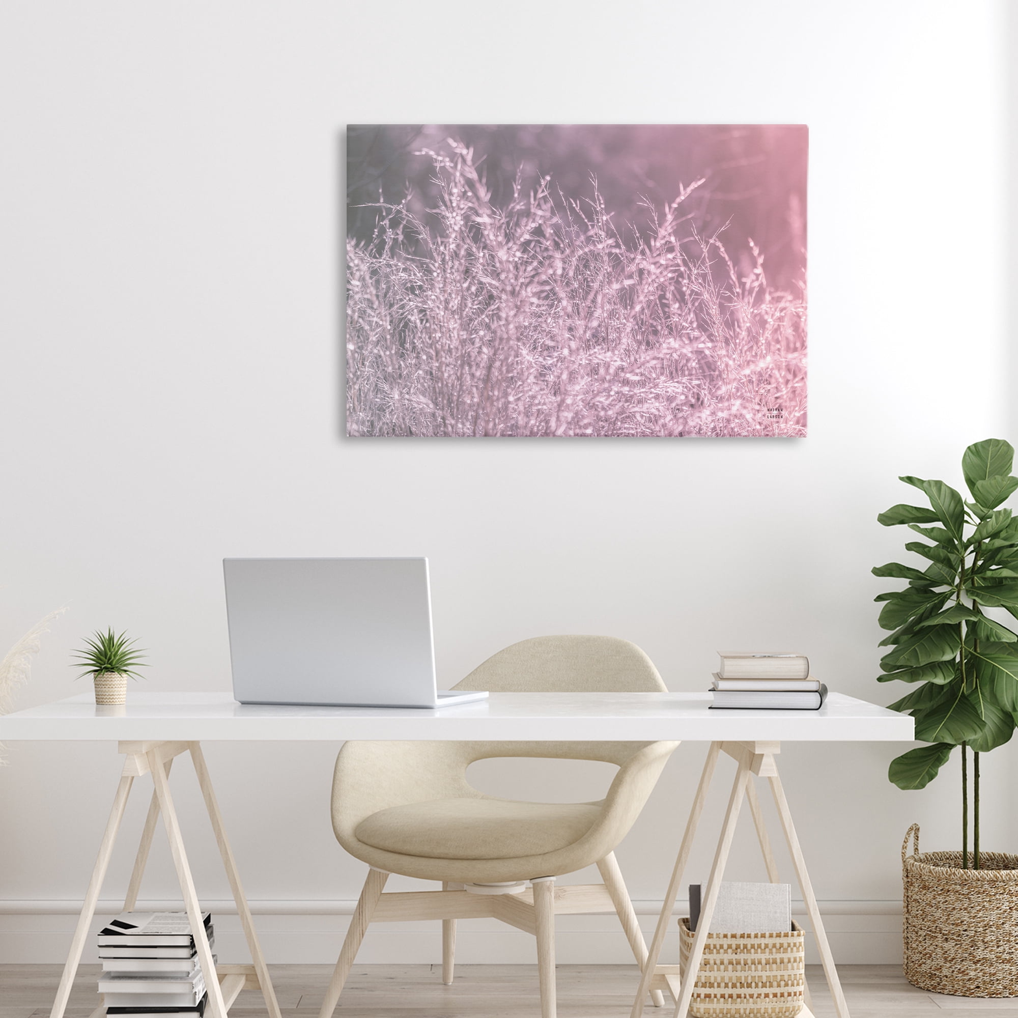 Stupell Industries Pink Morning Gentle Meadow Canvas Wall Art, design by Nathan Larson