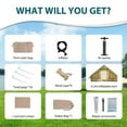 thumbnail image 6 of Inflatable Camping & Glamping Tent for Adults, Quick-Setup Blow-Up Tent with Air Pump, 2-in-1 Valve, Chimney Port, Waterproof & Windproof (68SF), 6 of 9