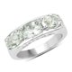 thumbnail image 1 of 2.40 Carat Genuine Green Amethyst .925 Sterling Silver Ring QJ Model, 1 of 3