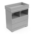 thumbnail image 5 of Storkcraft Brookside 2 Drawer Infant Changing Table Dresser, Pebble Gray, 5 of 9
