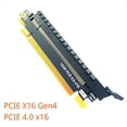 thumbnail image 2 of PCI 4.0 X16 to 16X Adapter Increase Height Card Gen4 Motherboard Slot GPU GTX RX Graphics Card Protection IO Test, 2 of 5