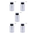 thumbnail image 3 of ZheElen Pump Dispenser Bottle Compact Refillable Empty 180ml Nail Remover Liquid Holder Manicure Accessory Package Containers Black 5Set, 3 of 6