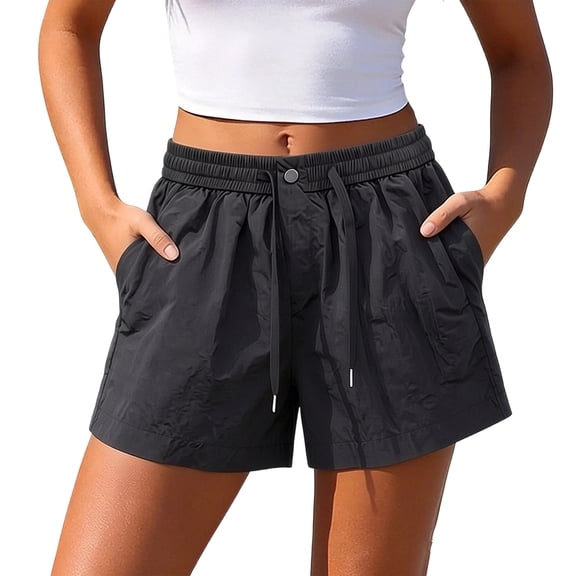 Women's Athletic Shorts Summer Loose Casual Sports City walking with stretch