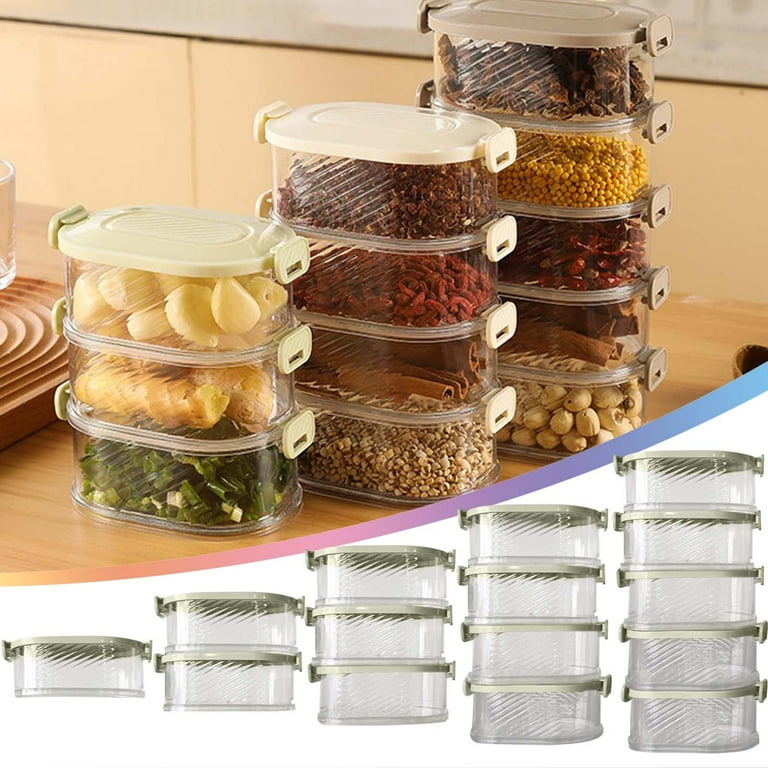 Nkmbld 5Pcs Seasoning Box Household Kitchen High-End Pepper