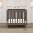 thumbnail image 3 of Mini lit de bébé pliant compact Boutique, gris, 3 of 8