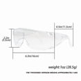 thumbnail image 3 of Safety Work Protective Glasses Transparent Windproof Sandproof and Impact-proof Labor Protection Glasses PC Material, 3 of 7