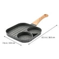 thumbnail image 2 of HONMEET 1Pcs Omelet Frying Pan Assorted Color Heat Insulated Portable Cookers for Breakfast, 2 of 8