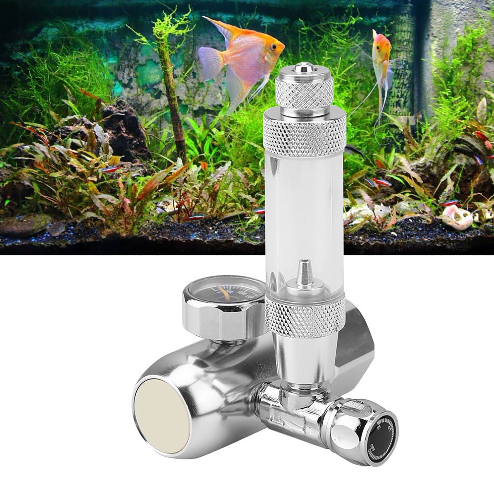 CO2 Bubble Counter For Regulator - Garden Aquaria