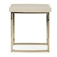 thumbnail image 5 of Michael Amini Lisbon Side Table - Silken Matte Cream, 5 of 9