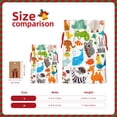 thumbnail image 3 of Xecao Animals Print Burlap Gift Bags with Drawstring and Gift Tags, Gift Bags, Burlap Bags, Jute Bags for Party, Christmas, DIY Craft Bags-Medium, 3 of 9
