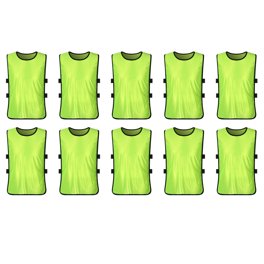 12 Pinnies Football Adultes - Maillots Entraînement Séchage Rapide Numérotés