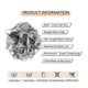 thumbnail image 2 of Bun, Drawstring Synthetic Hair Bun with Comb Clip, Fully Blonde Chignon for Women for Women(Medium brown) Ref: 9337, 2 of 5