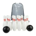 thumbnail image 3 of amleso Kids Bowling Set 10 Pin and s Indoor Play Toys Interactive with Storage Bag Outdoor Sports Game for Yard Playground Lawn 25cm, 3 of 8