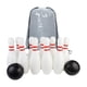 thumbnail image 4 of Juego de bolos para niños con habilidades de almacenamiento Motor Motor Educational Outdoor Sports Juego 10 pin y 2 bolas para el césped del patio de 25 cm, 4 of 8