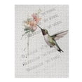 thumbnail image 3 of 500 Piece Wooden Jigsaw Puzzle – Colorful Hummingbird Puzzle for Adults – Nature-Themed Wall Art and Relaxing Brain Activity, 3 of 8