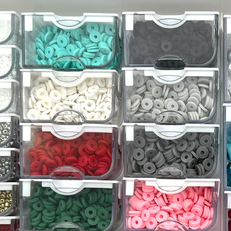 Bead Storage Solutions Elizabeth Ward Assorted Glass and Polymer Clay Bead Tray