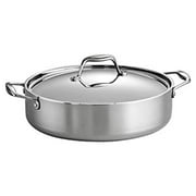 Tramontina 6 Qt Tri Ply Clad Stainless Steel Covered Braiser