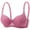 Pink-18, variant on HADST Women's Wireless Push-Up Bra Solid Color Sexy Support Lift Bras Comfy Everyday Bralette with Lift Nylon,Spandex