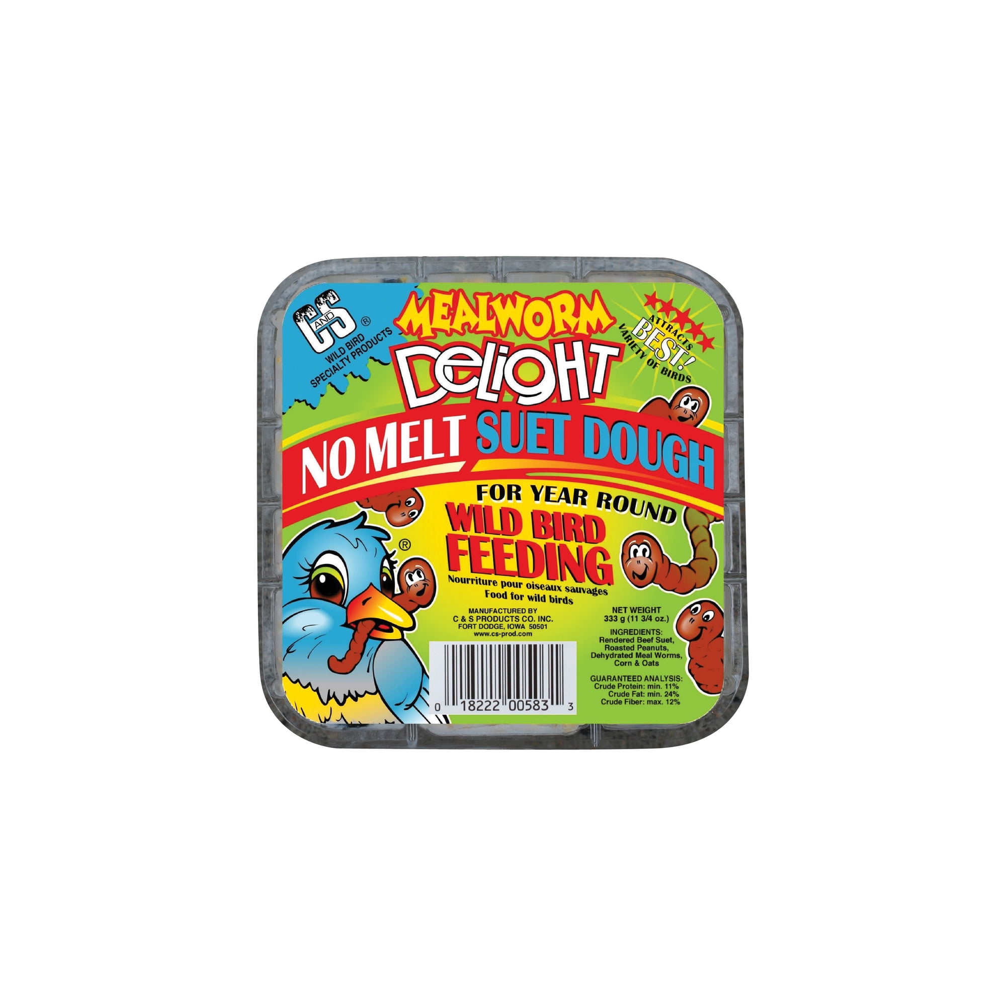 C & S Products C&S Delight Suet Dough - Pack of 18