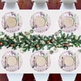 thumbnail image 6 of Coolnut Floral with Peacock Round Placemat Set of 4, Non-Slip Heat Resistant & Waterproof Plate Pads for Dinner Table Table Placemats, 15.4 in Home Decor Gifts, 6 of 6