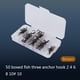 thumbnail image 5 of Anzuelo Triple Afilado Juego De Anzuelos De Pesca Triples 50pcs/Box Anzuelo De Pesca Sharpened Treble Hook 5 Tamaños 2/4/6/8/10 Fishhook Tackle Brown ANGGREK Otros Deportes, 5 of 7