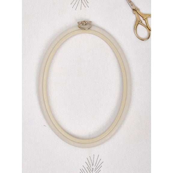 Oval Flexi Hoop Nurge 230-8 White