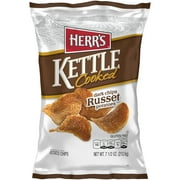 Herr's Kettle Cooked Dark Russet Potato Chips, 7.5 oz.