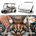 thumbnail image 6 of Uourmeti Wolf Golf Cart Seat Covers with Pockets, Easy to Clean Cushion Cover Fit for Club Car, 6 of 8