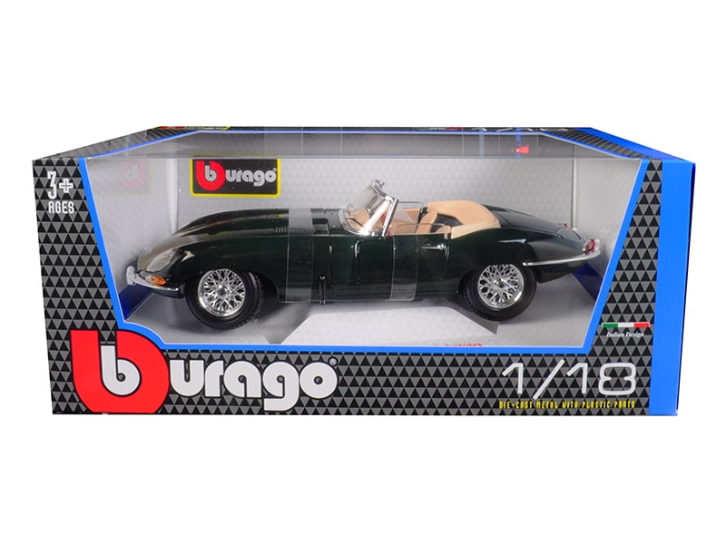 Jaguar E Type Cabriolet 1:18 Scale Detailed Die-cast Metal Model Toy Car Bburago