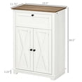 thumbnail image 5 of Storage cabinet with double doors and drawer for bedroom / Farmhouse style for cozy rooms, 5 of 5