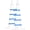 White/Blue, variant on Above Ground Pool Ladder, 3-Step Steel A-Frame Swimming Pool Stairs for 42" High Wall, 300 lbs Capacity Entry/Exit Steps with Secure Non-Slip Sturdy Wide Step