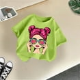 thumbnail image 2 of Shirts for Girls 5T Toddler Boys Girls Prints Short Sleeve Cat Prints T Shirt Tops Clothes Z1-GN2, 3-4 Years, 2 of 4