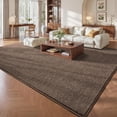 thumbnail image 2 of Noahas Soft Low Pile Rug Modern Area Rugs for Bedroom Living Room,Suitable for Boys Girls Teenagers and Adults with Super Soft Touch , Brown-white , 5' x 8', 2 of 8