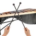 thumbnail image 4 of Luxshiny 2 Pcs Maillet en Acier Inoxydable Léger pour Percussion pour Instrument de Musique, 4 of 8