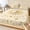 Gold, variant on Twin Sze Fitted Sheet Set - Golden Sun 2 Piece Bedding Sets 16" Deep Pocket Fitted Sheet with 1 Pillowcase, Abstract Mystical Universe Planet Moon Brushed Microfiber Hotel Luxury Bed Sheets