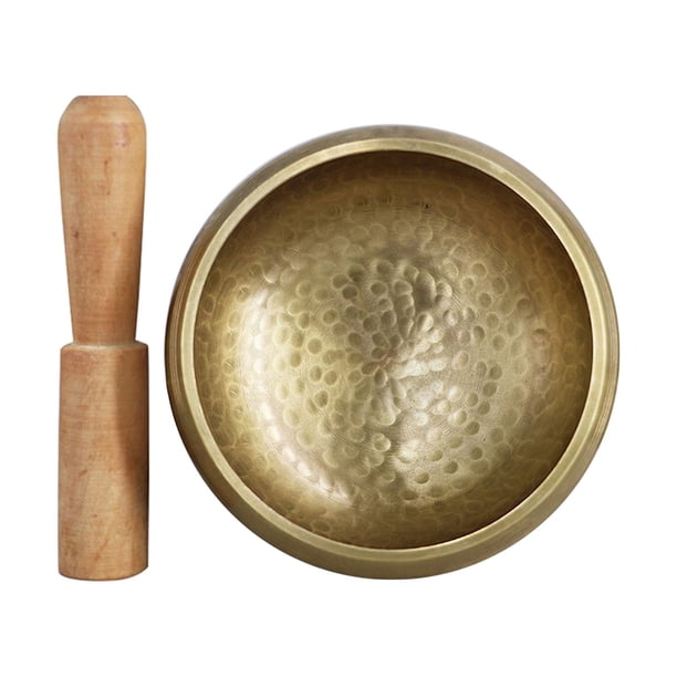 Cuenco de sonido de Buda Tazón de Canto Budista Tibetano Buddha Sound Bowl Instrumento Musical para Meditar con Stick Yoga Decoración Del Hogar Tomshoo Cuenco de sonido de Buda