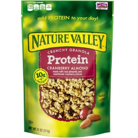 Nature Valley Protein Crunchy Granola, Cranberry Almond (Pack Of 2)