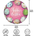 thumbnail image 2 of SKYSONIC Easter Bunny Eggs Round Placemats for Dining Table Non-Slip Heat-Resistant Polyester Table Mats 4 pack Washable Table Mats for Kitchen Dining Table Decoration, 2 of 5