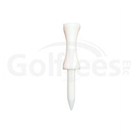 Golf Tees Etc Plastic Step Down White Color Golf Tees 2" Inch Strong & Light Weight Accessory Tool For Golf Sports - (100 Of Pack)