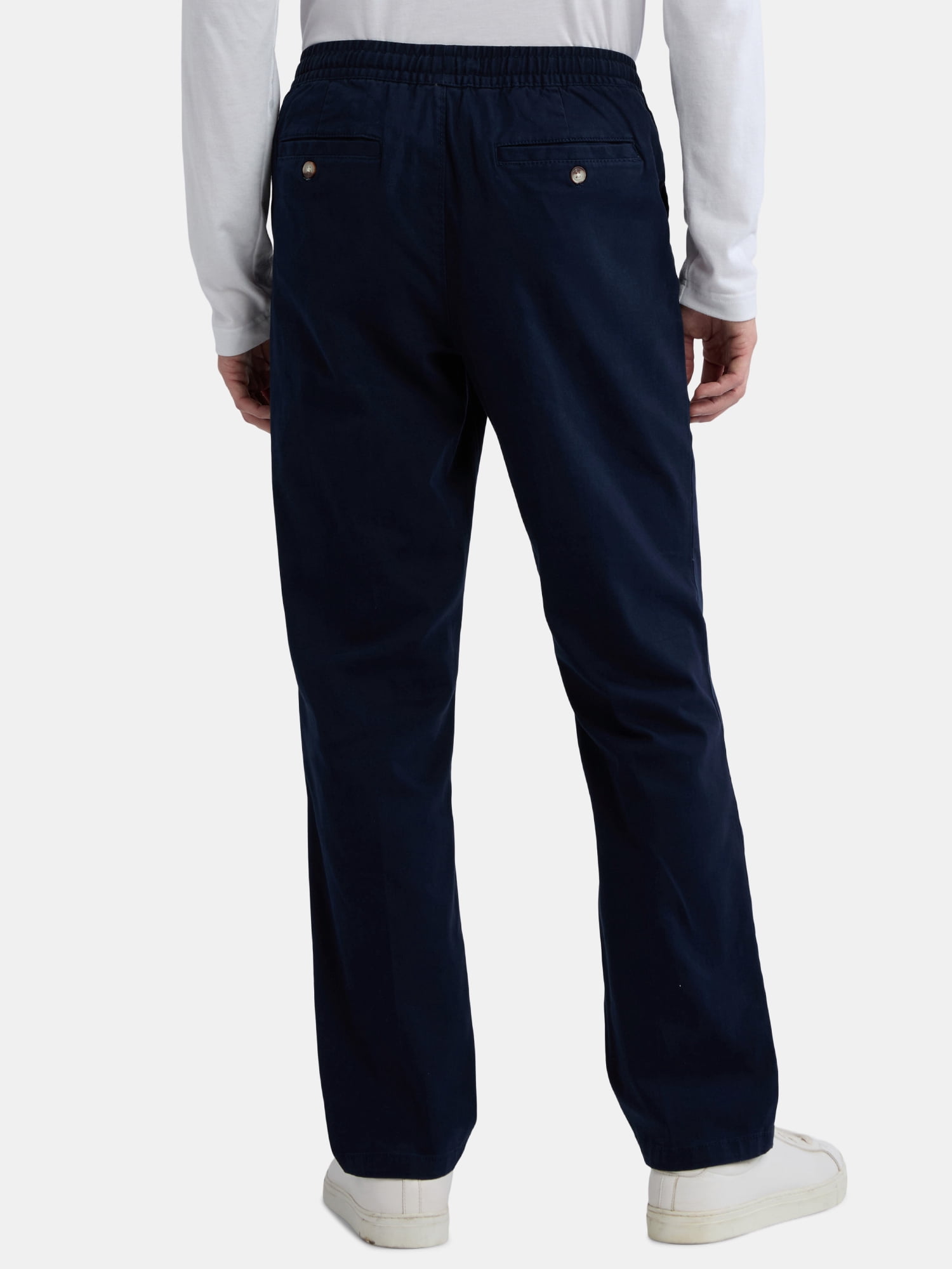 George Men's & Big Men's Pull On Chino Pants, 31.5" Inseam, Sizes XS-2XL