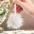 thumbnail image 2 of Axiiglly Christmas Tree Decorations Fuzzy Balls, 2.76" Fluffy Christmas Balls Xmas Hanging Decor Ornaments for Christmas Trees, Home Holiday Party Indoor Outdoor Decor-White, 2 of 8