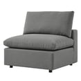 thumbnail image 6 of Modular Lounge Sectional Deep Sofa Set, Charcoal Grey Gray, Fabric, Modern Contemporary, Outdoor Patio Balcony Cafe Bistro Garden Furniture Hotel Hospitality, 6 of 10
