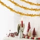 thumbnail image 4 of Guirnalda de árbol de Navidad dorada y plateada - Decoración metálica de 200 cm para bodas, fiestas, lugares, chimeneas y decoraciones navideñas, 4 of 6